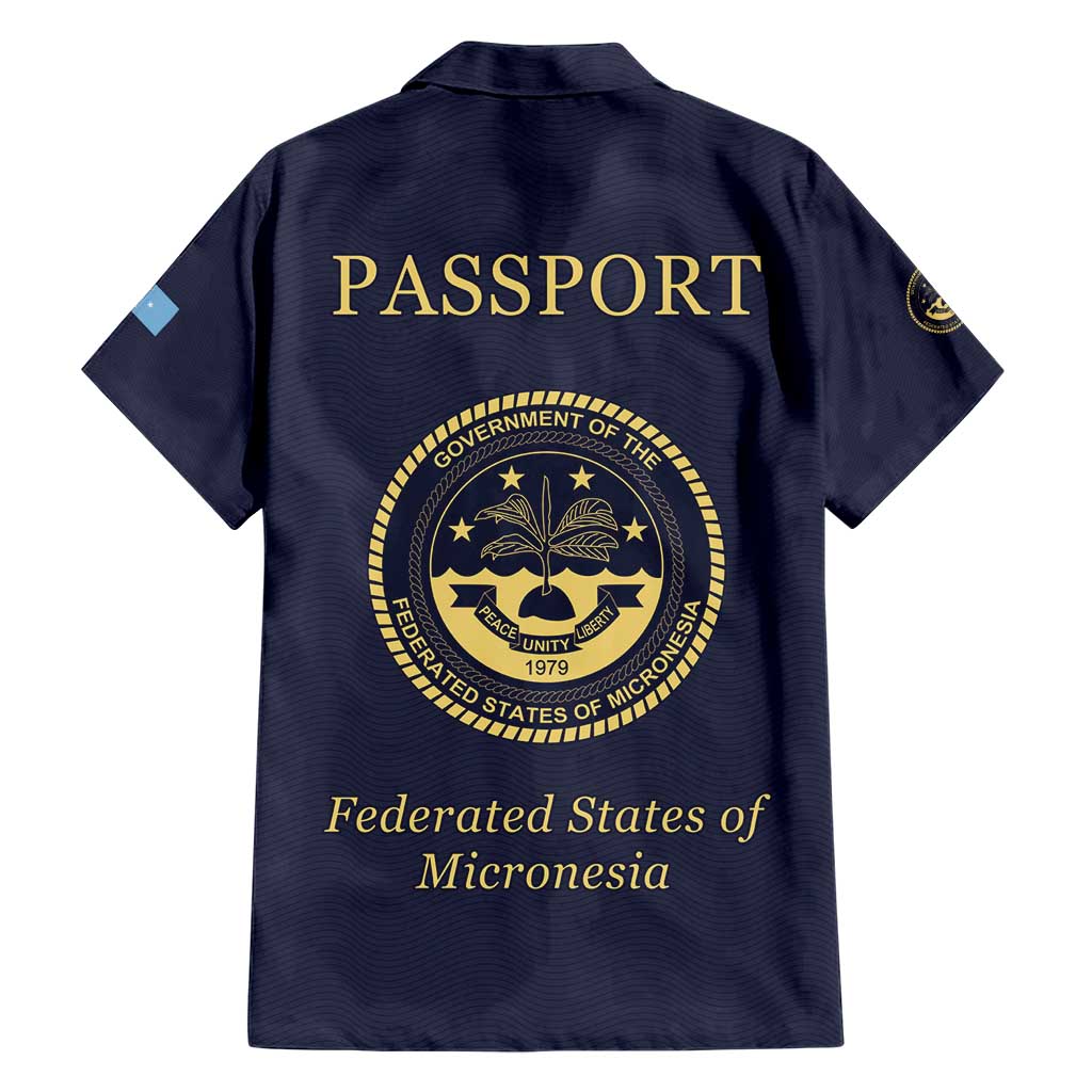 Personalised Federated States Of Micronesia Hawaiian Shirt FSM Passport - Polynesian Pride