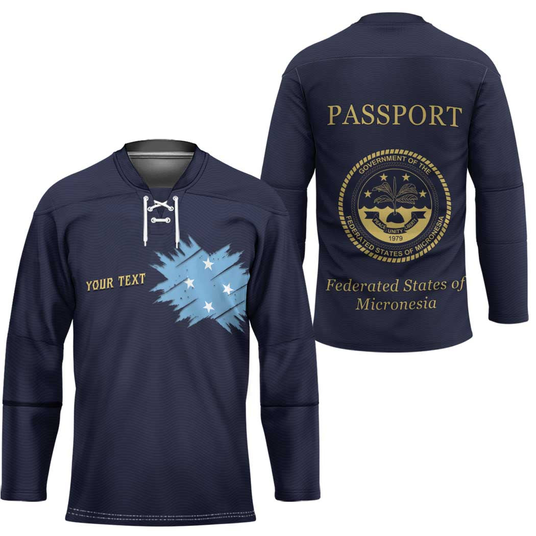 Personalised Federated States Of Micronesia Hockey Jersey FSM Passport - Polynesian Pride