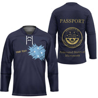 Personalised Federated States Of Micronesia Hockey Jersey FSM Passport - Polynesian Pride