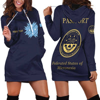 Personalised Federated States Of Micronesia Hoodie Dress FSM Passport - Polynesian Pride