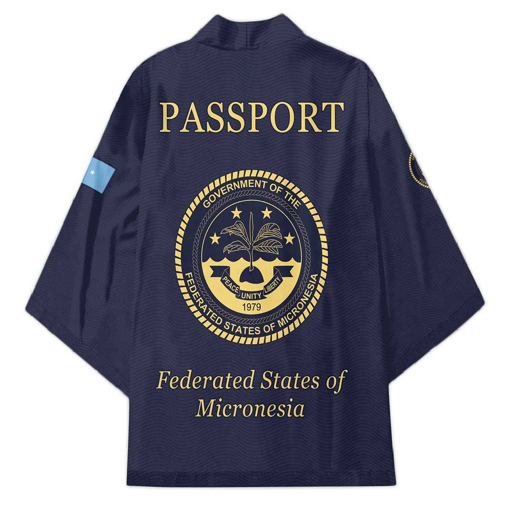 Personalised Federated States Of Micronesia Kimono FSM Passport - Polynesian Pride
