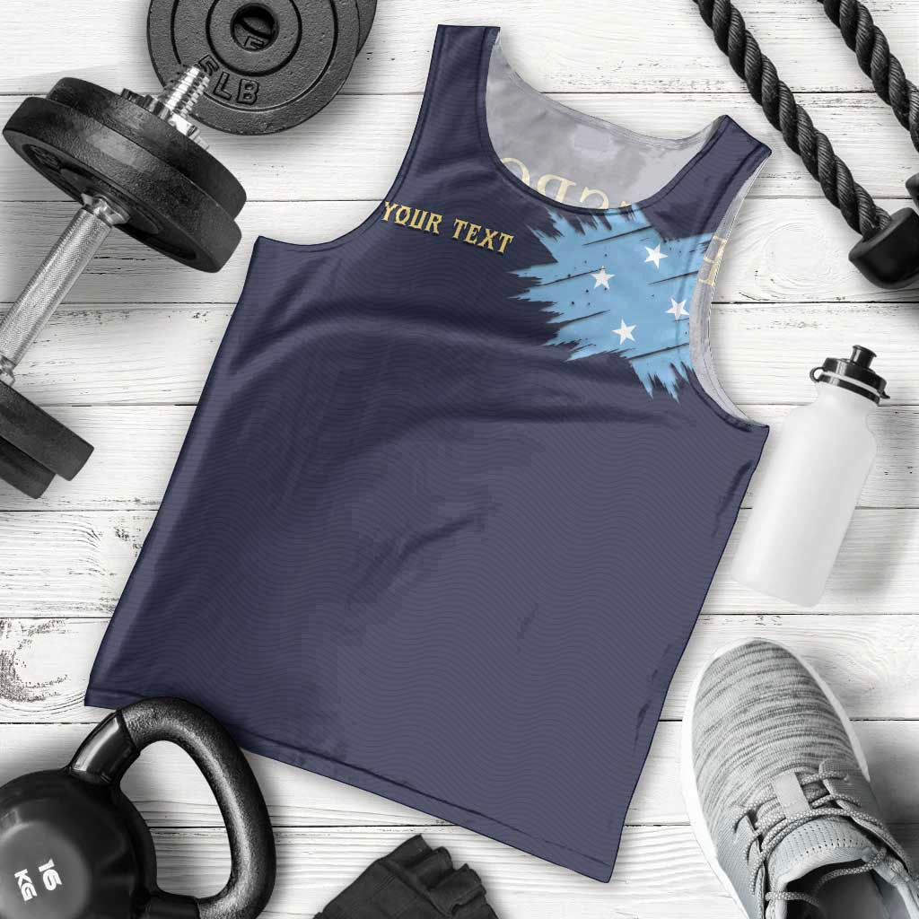 Personalised Federated States Of Micronesia Men Tank Top FSM Passport - Polynesian Pride