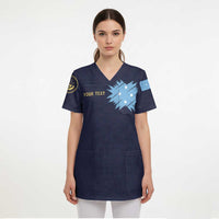 Personalised Federated States Of Micronesia Scrub Top FSM Passport - Polynesian Pride