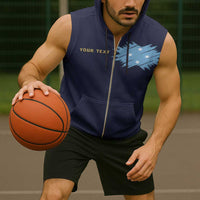 Personalised Federated States Of Micronesia Sleeveless Zip Hoodie FSM Passport - Polynesian Pride