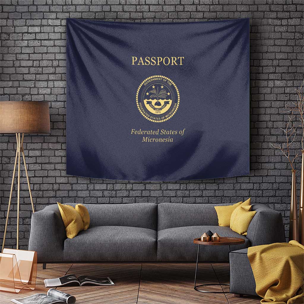 Federated States Of Micronesia Tapestry FSM Passport - Polynesian Pride