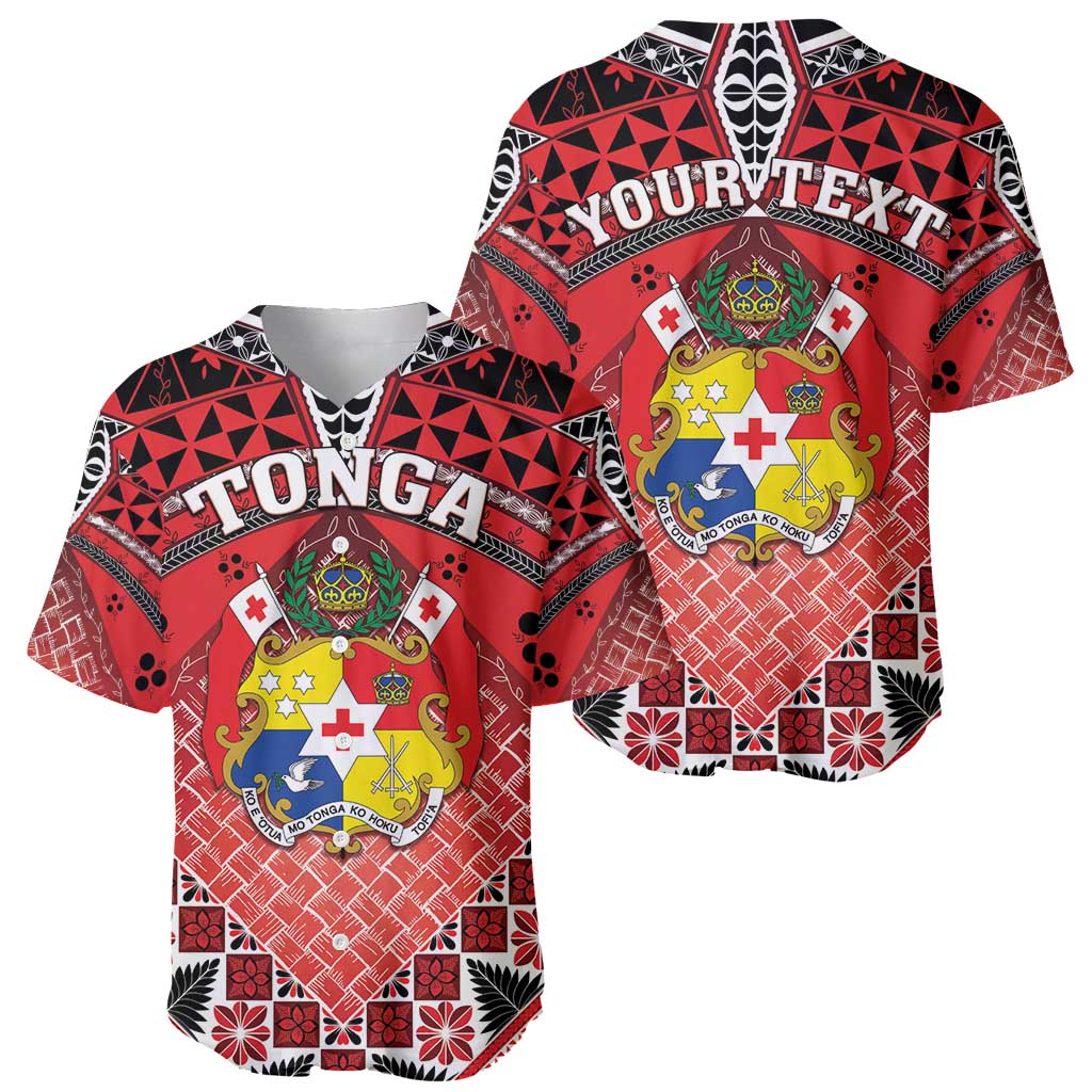 Personalised Tonga Constitution Day Baseball Jersey 150 Years Jubilee - Polynesian Pride
