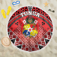 Tonga Constitution Day Beach Blanket 150 Years Jubilee - Polynesian Pride