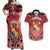 Personalised Tonga Constitution Day Couples Matching Off Shoulder Maxi Dress and Hawaiian Shirt 150 Years Jubilee - Polynesian Pride