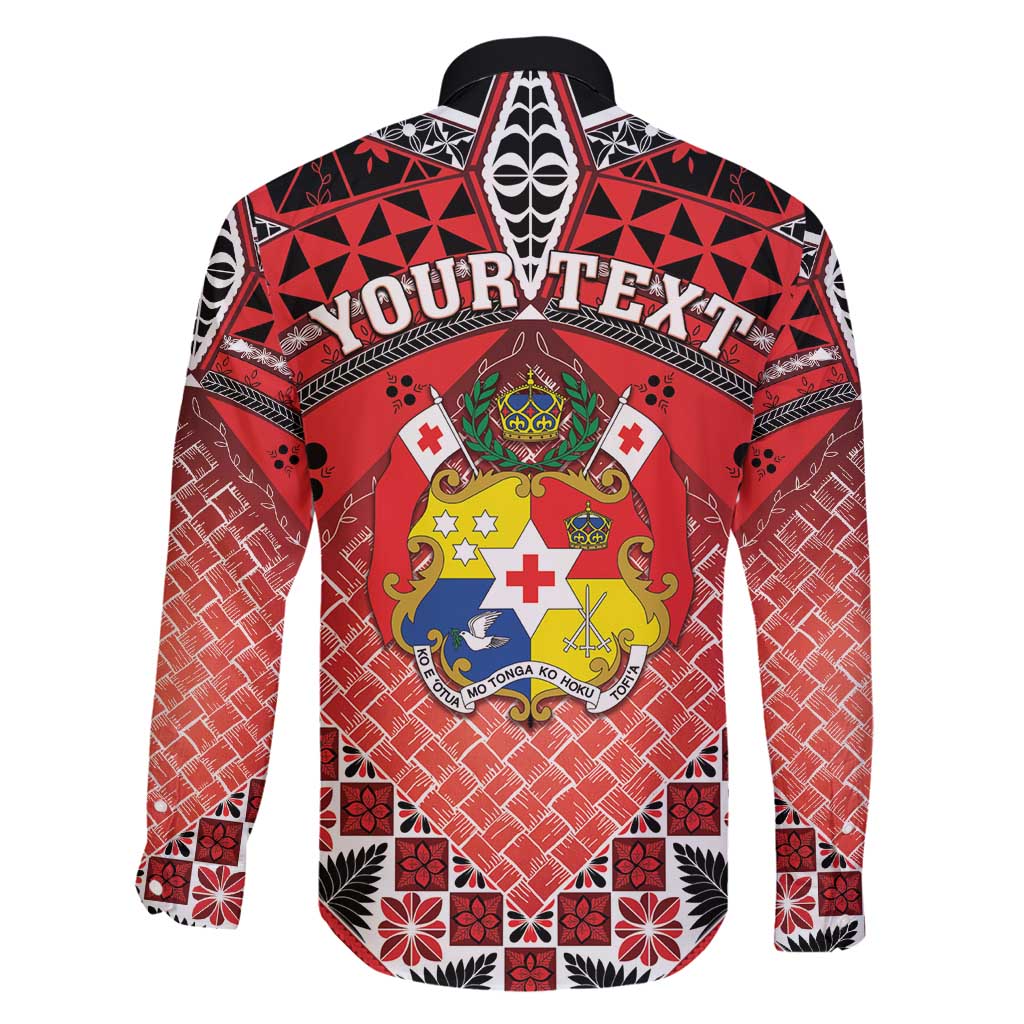 Personalised Tonga Constitution Day Family Matching Long Sleeve Bodycon Dress and Hawaiian Shirt 150 Years Jubilee - Polynesian Pride