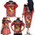Personalised Tonga Constitution Day Family Matching Off The Shoulder Long Sleeve Dress and Hawaiian Shirt 150 Years Jubilee - Polynesian Pride