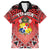 Personalised Tonga Constitution Day Family Matching Off The Shoulder Long Sleeve Dress and Hawaiian Shirt 150 Years Jubilee - Polynesian Pride