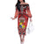 Personalised Tonga Constitution Day Family Matching Off The Shoulder Long Sleeve Dress and Hawaiian Shirt 150 Years Jubilee - Polynesian Pride