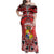 Personalised Tonga Constitution Day Family Matching Off Shoulder Maxi Dress and Hawaiian Shirt 150 Years Jubilee - Polynesian Pride