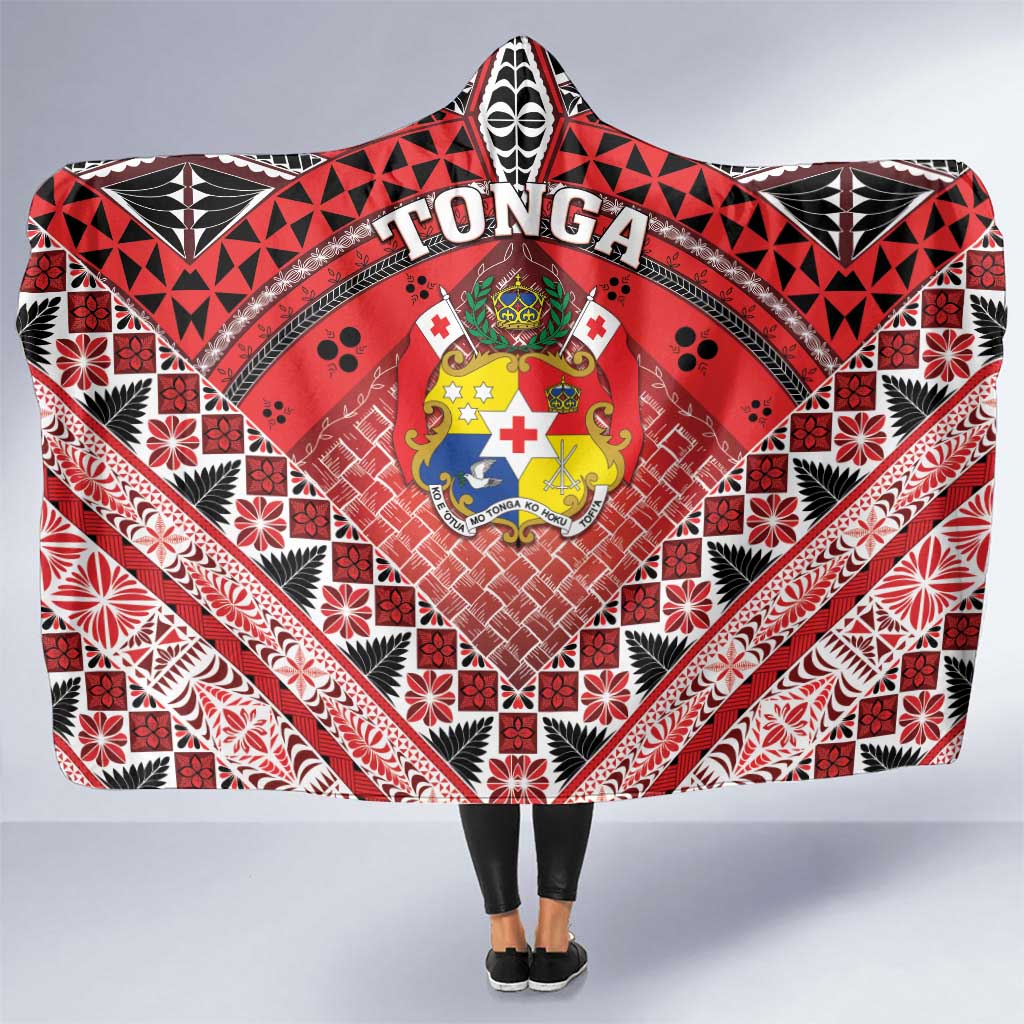 Tonga Constitution Day Hooded Blanket 150 Years Jubilee - Polynesian Pride