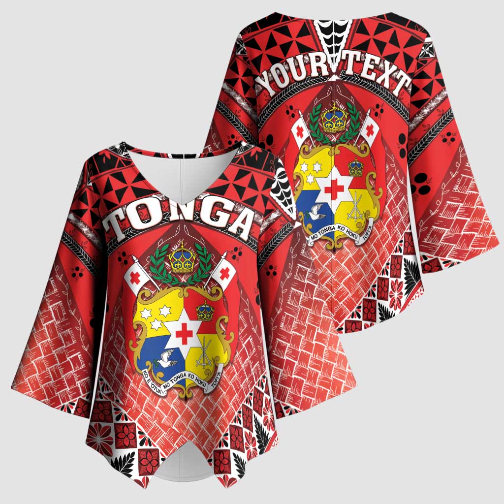 Personalised Tonga Constitution Day Kimono Sleeve Blouse 150 Years Jubilee - Polynesian Pride