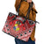 Tonga Constitution Day Leather Tote Bag 150 Years Jubilee - Polynesian Pride