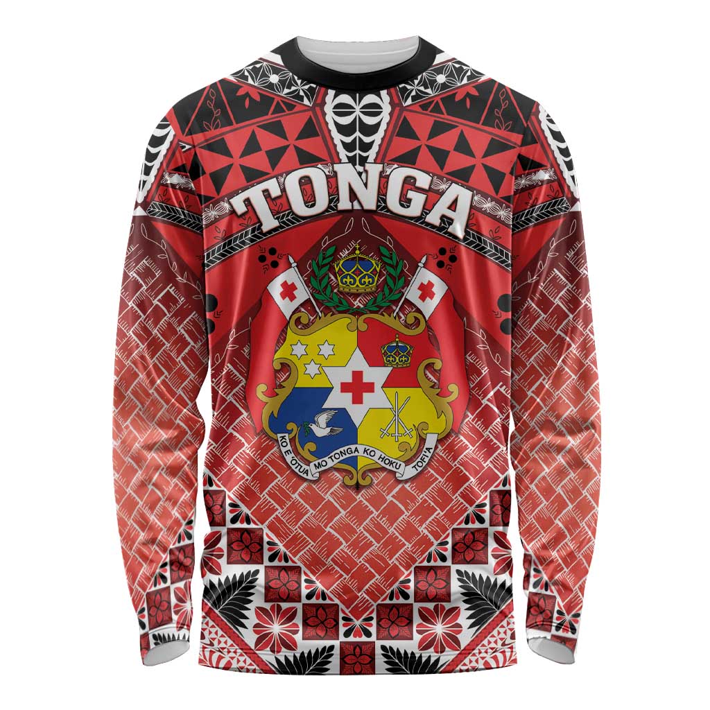 Personalised Tonga Constitution Day Long Sleeve Shirt 150 Years Jubilee - Polynesian Pride