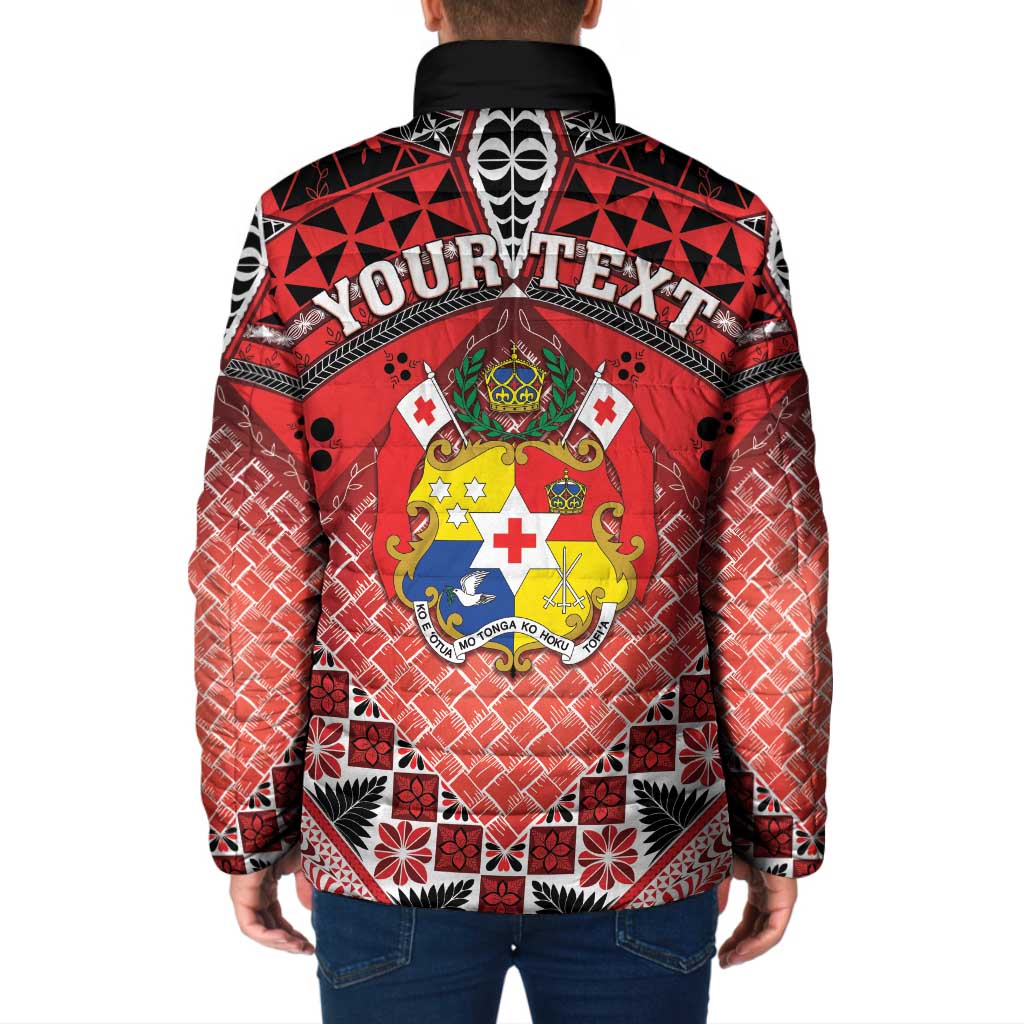 Personalised Tonga Constitution Day Padded Jacket 150 Years Jubilee - Polynesian Pride