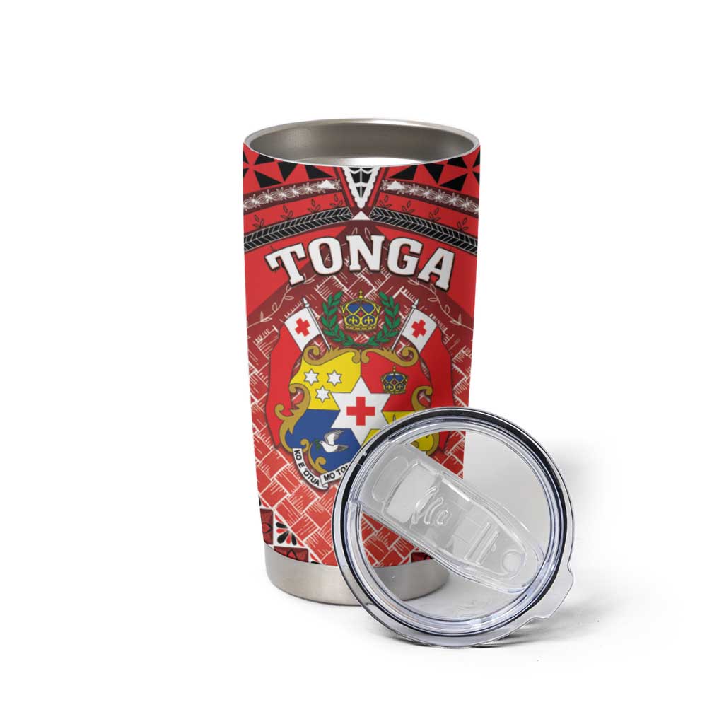 Personalised Tonga Constitution Day Tumbler Cup 150 Years Jubilee - Polynesian Pride