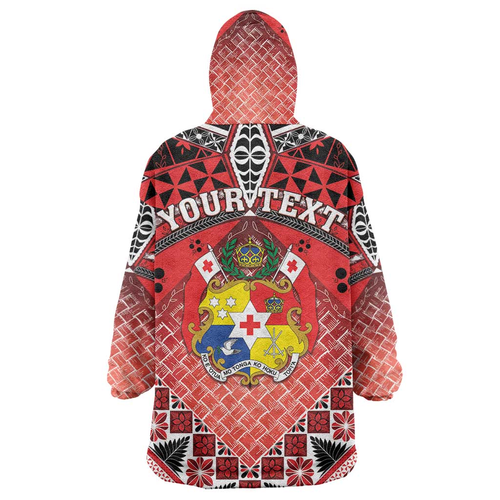 Personalised Tonga Constitution Day Wearable Blanket Hoodie 150 Years Jubilee - Polynesian Pride