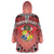 Personalised Tonga Constitution Day Wearable Blanket Hoodie 150 Years Jubilee - Polynesian Pride