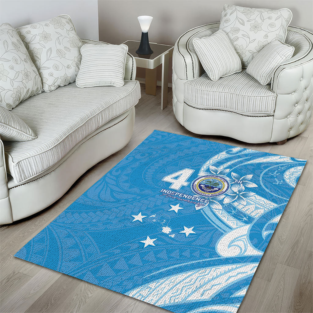 FSM Micronesia Area Rug 40th Independence Anniversary LT05 - Polynesian Pride