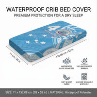 FSM Micronesia Baby Bed Cover 40th Independence Anniversary LT05 - Polynesian Pride