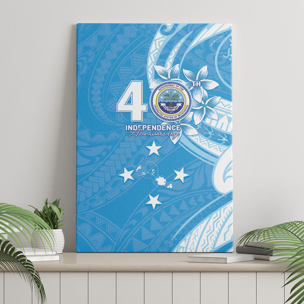 FSM Micronesia Canvas Wall Art 40th Independence Anniversary LT05 - Polynesian Pride