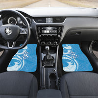 FSM Micronesia Car Mats 40th Independence Anniversary LT05 Set 2pcs - Front Blue - Polynesian Pride