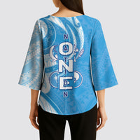 FSM Micronesia Kimono Sleeve Blouse 40th Independence Anniversary LT05 - Polynesian Pride