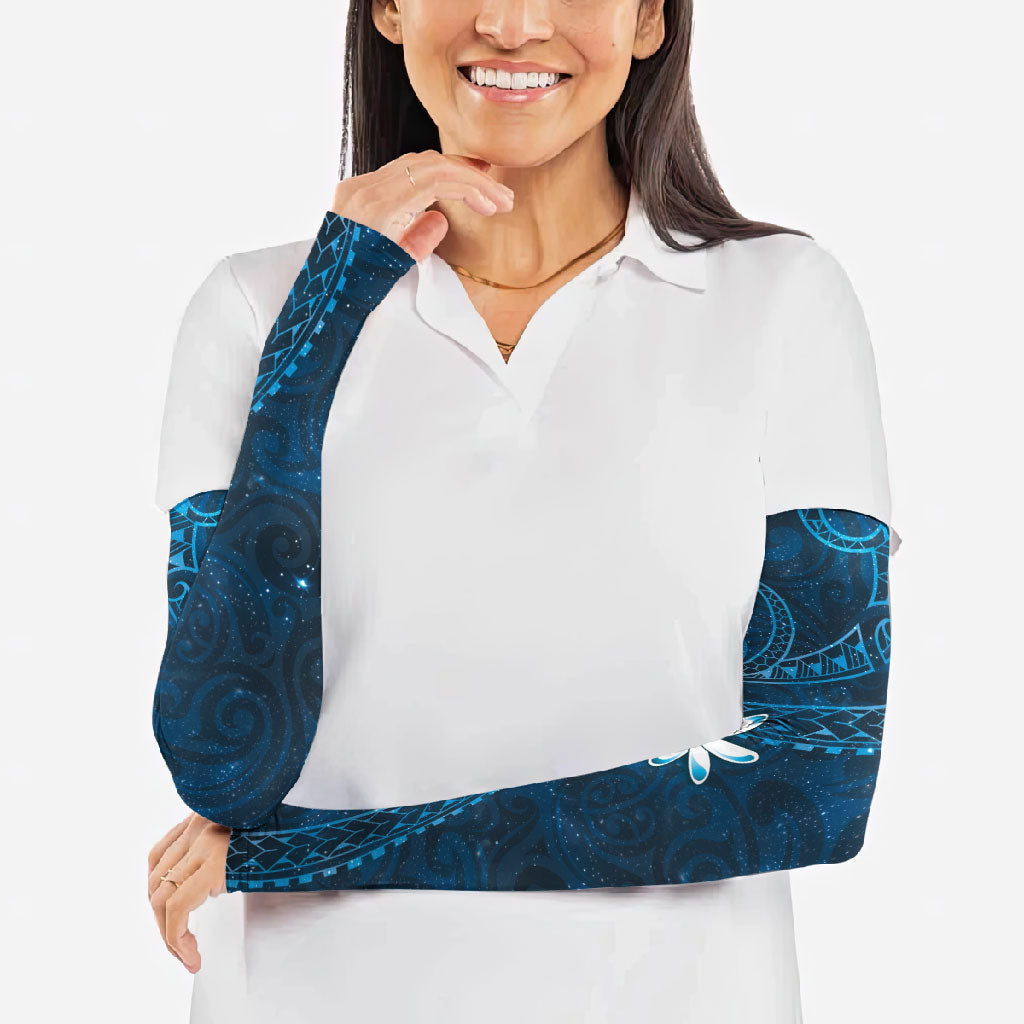 Tahiti Matarii Arm Sleeves Tahitian Spring Blue Galaxy LT05 - Polynesian Pride