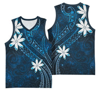 Tahiti Matarii Basketball Jersey Tahitian Spring Blue Galaxy LT05 - Polynesian Pride