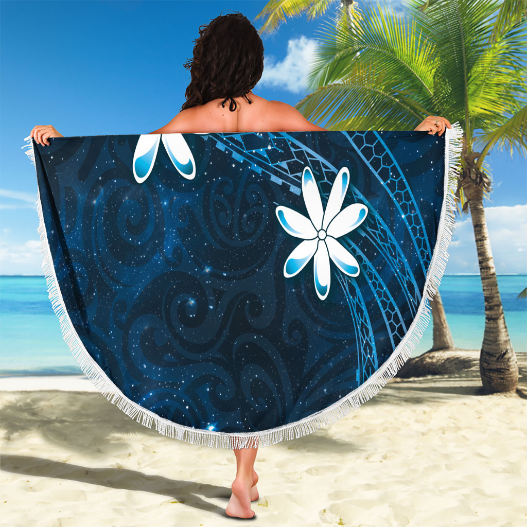 Tahiti Matarii Beach Blanket Tahitian Spring Blue Galaxy LT05 - Polynesian Pride