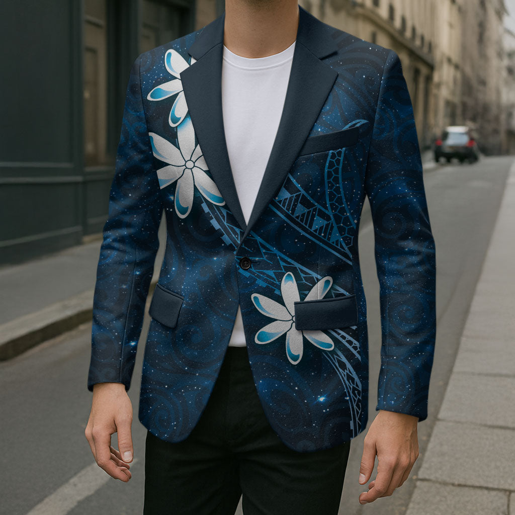 Tahiti Matarii Blazer Tahitian Spring Blue Galaxy LT05 - Polynesian Pride