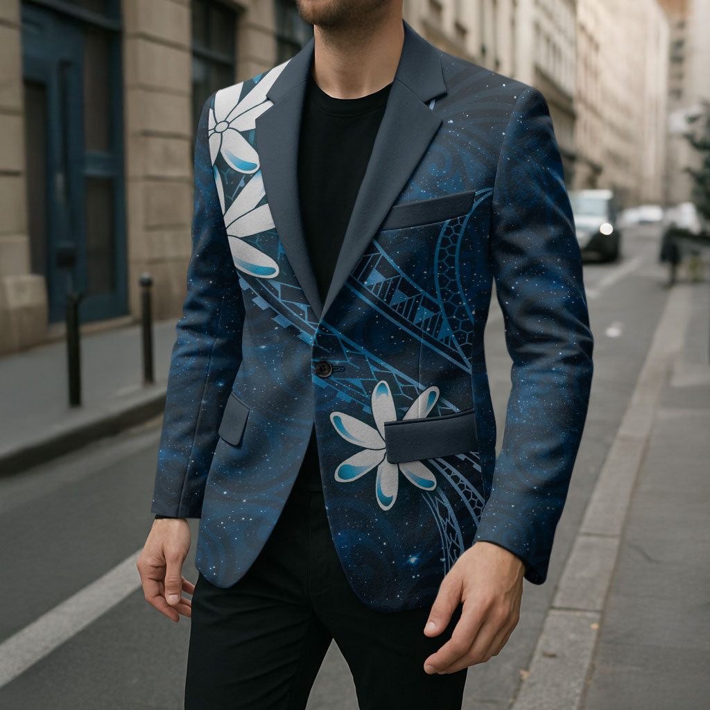 Tahiti Matarii Blazer Tahitian Spring Blue Galaxy LT05 - Polynesian Pride
