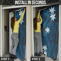 Tahiti Matarii Door Cover Tahitian Spring Blue Galaxy LT05 - Polynesian Pride