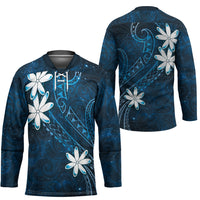 Tahiti Matarii Hockey Jersey Tahitian Spring Blue Galaxy LT05 - Polynesian Pride