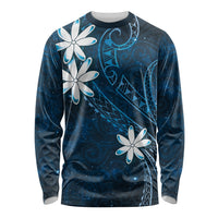 Tahiti Matarii Long Sleeve Shirt Tahitian Spring Blue Galaxy LT05 Unisex Blue - Polynesian Pride