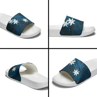 Tahiti Matarii Slide Sandals Tahitian Spring Blue Galaxy LT05 - Polynesian Pride