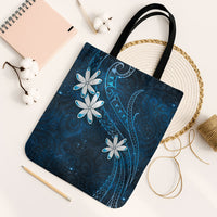 Tahiti Matarii Tote Bag Tahitian Spring Blue Galaxy LT05 Black Strap One Size Blue - Polynesian Pride