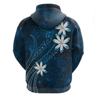 Tahiti Matarii Zip Hoodie Tahitian Spring Blue Galaxy LT05 - Polynesian Pride