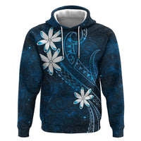 Tahiti Matarii Zip Hoodie Tahitian Spring Blue Galaxy LT05 Pullover Hoodie Blue - Polynesian Pride