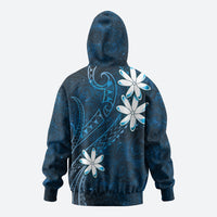 Tahiti Matarii Zip Hoodie Tahitian Spring Blue Galaxy LT05 - Polynesian Pride