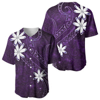 Tahiti Matarii Baseball Jersey Tahitian Spring Purple Galaxy LT05 - Polynesian Pride