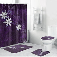 Tahiti Matarii Bathroom Set Tahitian Spring Purple Galaxy LT05 Bathroom Set (4 pcs) Purple - Polynesian Pride
