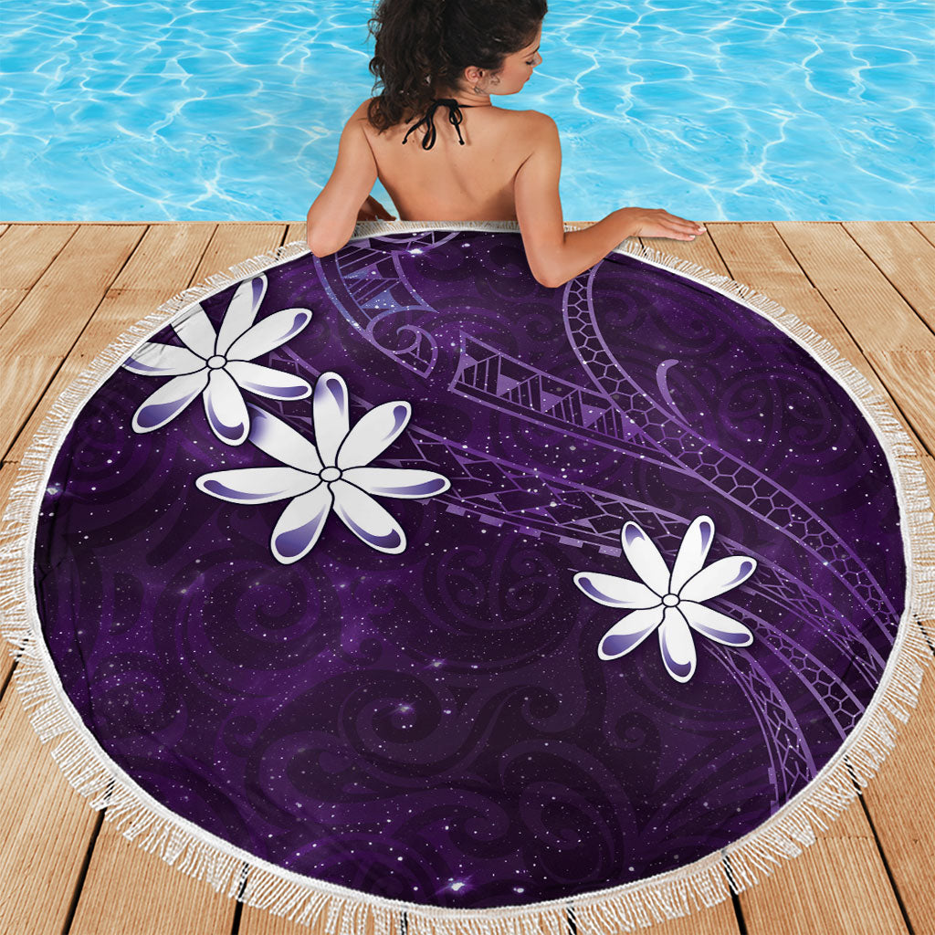 Tahiti Matarii Beach Blanket Tahitian Spring Purple Galaxy LT05 - Polynesian Pride