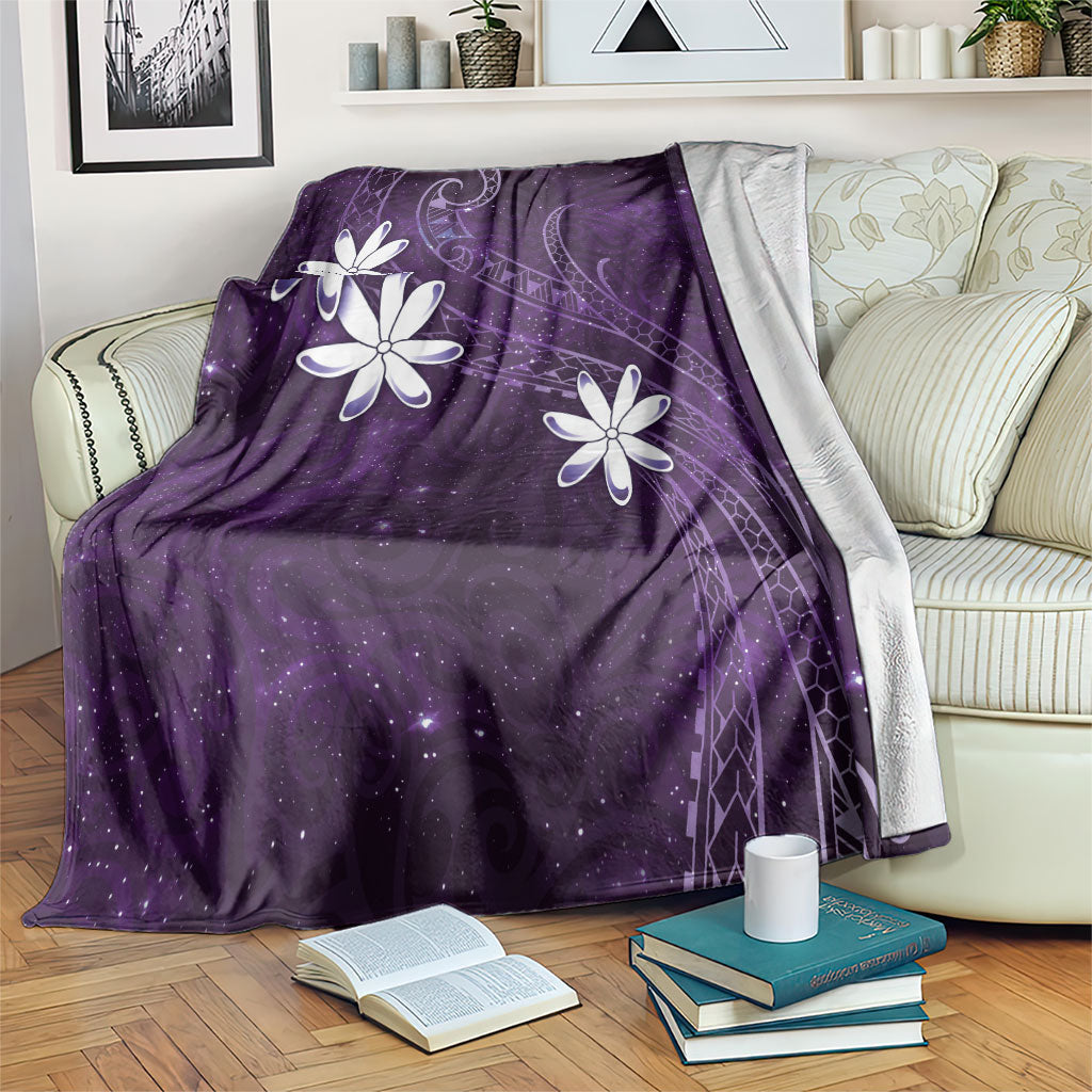 Tahiti Matarii Blanket Tahitian Spring Purple Galaxy LT05 Purple - Polynesian Pride