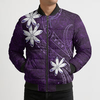 Tahiti Matarii Bomber Puffer Jacket Tahitian Spring Purple Galaxy LT05 - Polynesian Pride