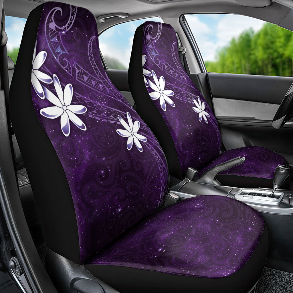 Tahiti Matarii Car Seat Cover Tahitian Spring Purple Galaxy LT05 - Polynesian Pride