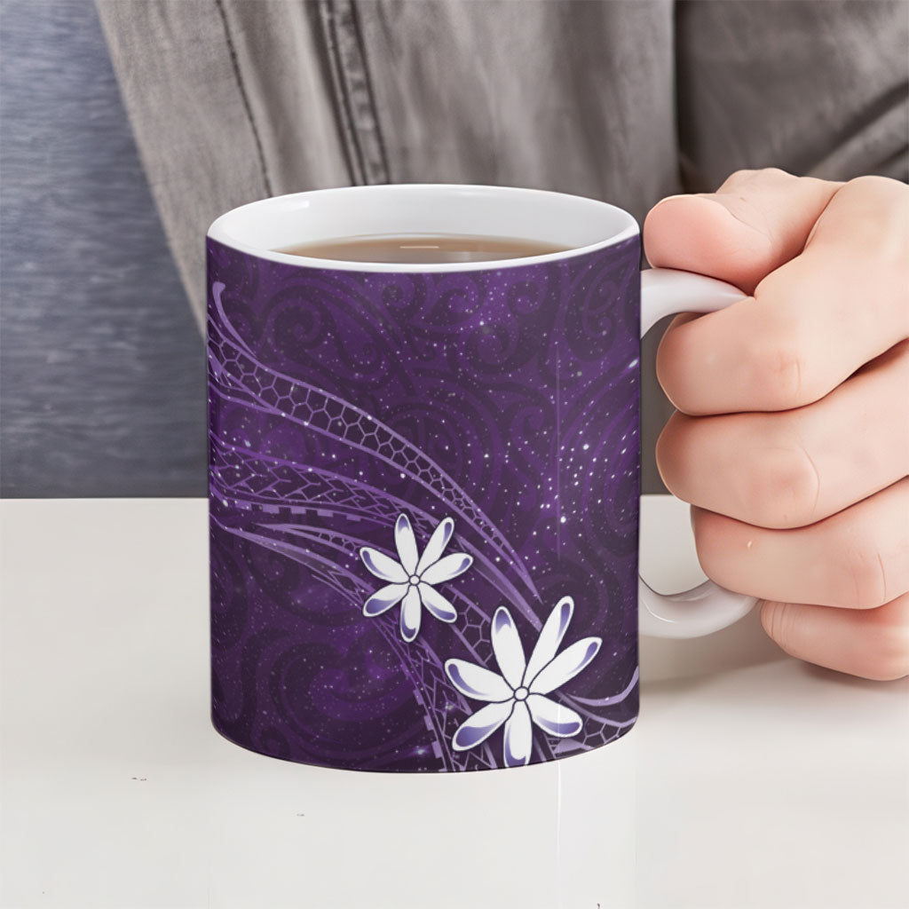 Tahiti Matarii Ceramic Mug Tahitian Spring Purple Galaxy LT05 - Polynesian Pride